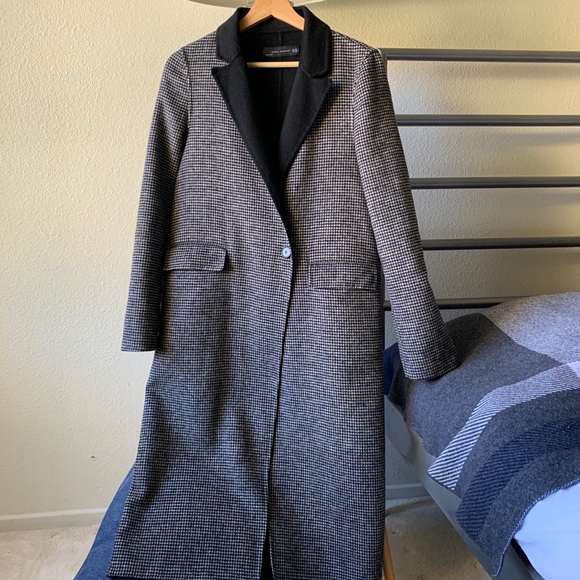 Wool Lapel Coat - Picture 1 of 3